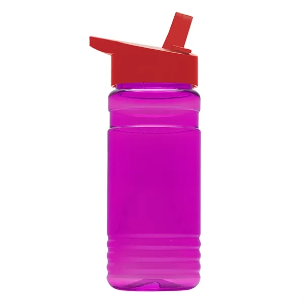 Big Grip 20 oz. Transparent Bottle -Flip Straw Lid... from ASI 40480 Koozie Group