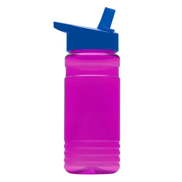 Big Grip 20 oz. Transparent Bottle -Flip Straw Lid... from ASI 40480 Koozie Group