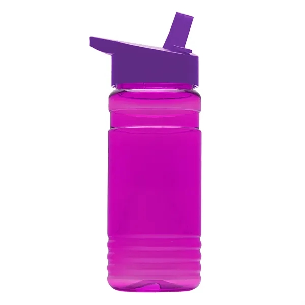 Big Grip 20 oz. Transparent Bottle -Flip Straw Lid... from ASI 40480 Koozie Group