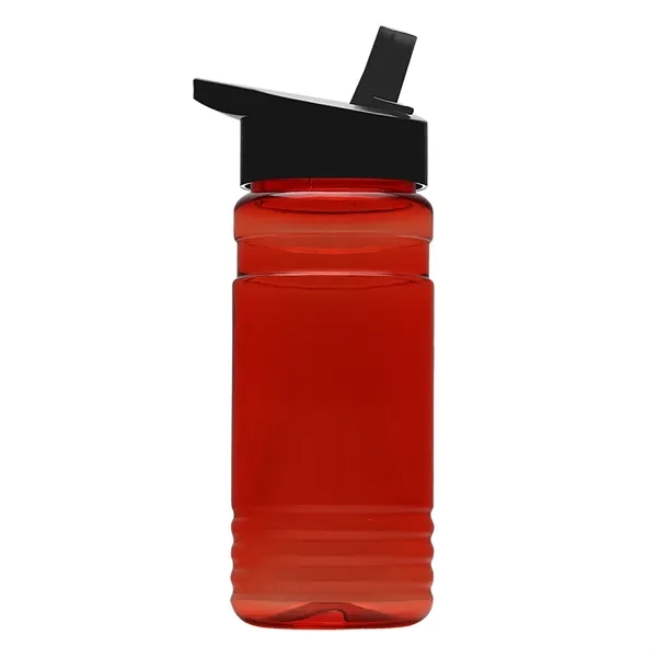 Big Grip 20 oz. Transparent Bottle -Flip Straw Lid... from ASI 40480 Koozie Group