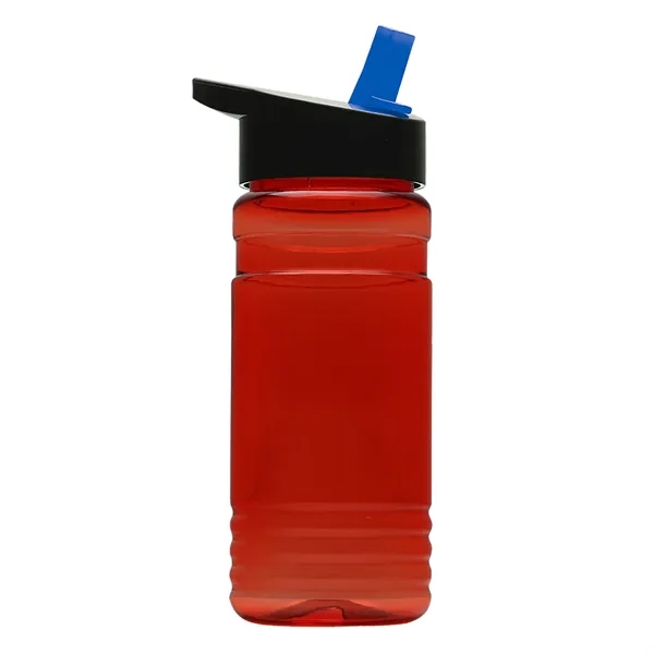 Big Grip 20 oz. Transparent Bottle -Flip Straw Lid... from ASI 40480 Koozie Group