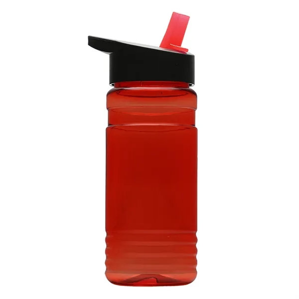 Big Grip 20 oz. Transparent Bottle -Flip Straw Lid... from ASI 40480 Koozie Group