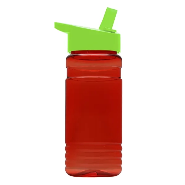 Big Grip 20 oz. Transparent Bottle -Flip Straw Lid... from ASI 40480 Koozie Group