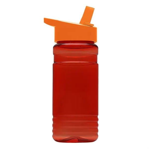 Big Grip 20 oz. Transparent Bottle -Flip Straw Lid... from ASI 40480 Koozie Group