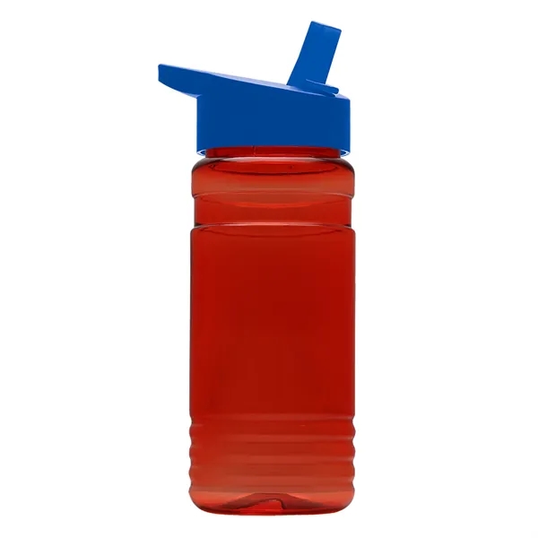 Big Grip 20 oz. Transparent Bottle -Flip Straw Lid... from ASI 40480 Koozie Group
