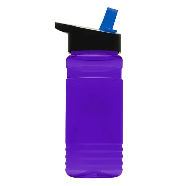 Big Grip 20 oz. Transparent Bottle -Flip Straw Lid... from ASI 40480 Koozie Group
