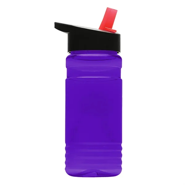 Big Grip 20 oz. Transparent Bottle -Flip Straw Lid... from ASI 40480 Koozie Group