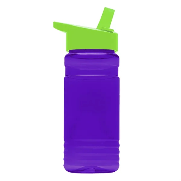 Big Grip 20 oz. Transparent Bottle -Flip Straw Lid... from ASI 40480 Koozie Group
