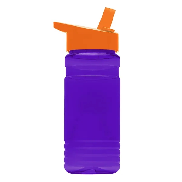 Big Grip 20 oz. Transparent Bottle -Flip Straw Lid... from ASI 40480 Koozie Group