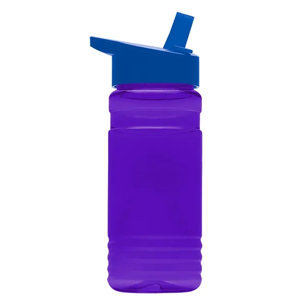 Big Grip 20 oz. Transparent Bottle -Flip Straw Lid... from ASI 40480 Koozie Group