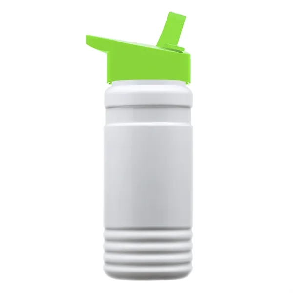 Big Grip 20 oz. Transparent Bottle -Flip Straw Lid... from ASI 40480 Koozie Group