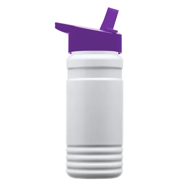 Big Grip 20 oz. Transparent Bottle -Flip Straw Lid... from ASI 40480 Koozie Group
