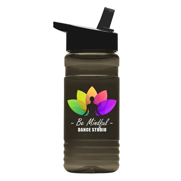 Big Grip 20 oz. Transparent Bottle -Flip Straw Lid... from ASI 40480 Koozie Group