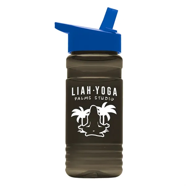 Big Grip 20 oz. Transparent Bottle -Flip Straw Lid... from ASI 40480 Koozie Group