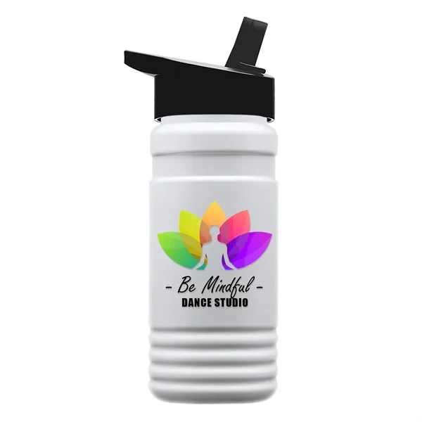 Big Grip 20 oz. Transparent Bottle -Flip Straw Lid... from ASI 40480 Koozie Group
