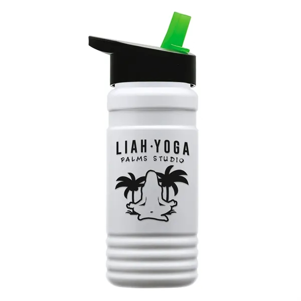 Big Grip 20 oz. Transparent Bottle -Flip Straw Lid... from ASI 40480 Koozie Group