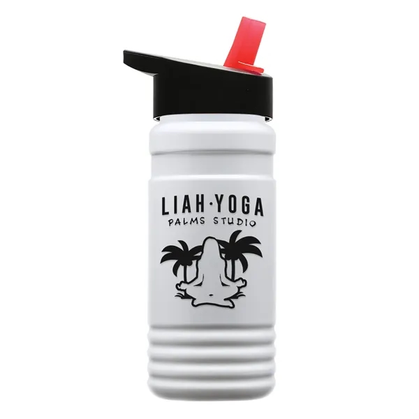 Big Grip 20 oz. Transparent Bottle -Flip Straw Lid... from ASI 40480 Koozie Group