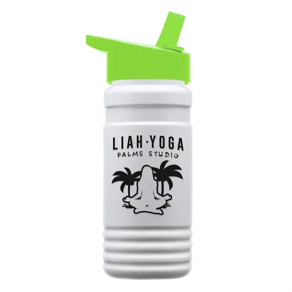 Big Grip 20 oz. Transparent Bottle -Flip Straw Lid... from ASI 40480 Koozie Group