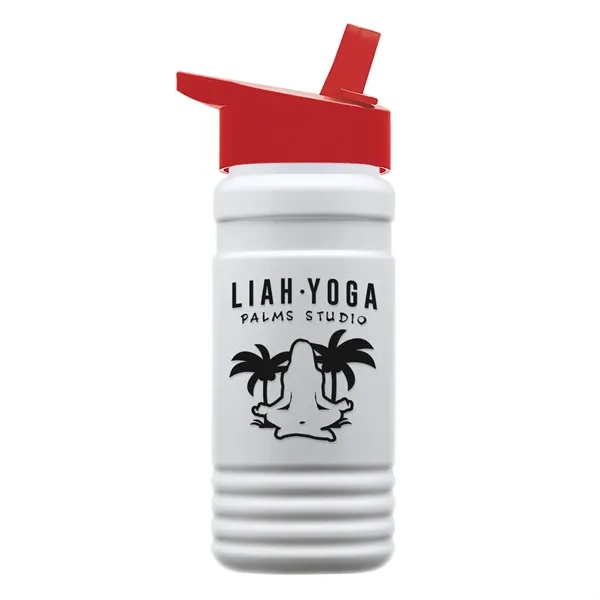 Big Grip 20 oz. Transparent Bottle -Flip Straw Lid... from ASI 40480 Koozie Group