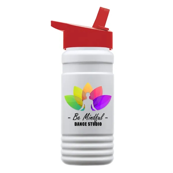 Big Grip 20 oz. Transparent Bottle -Flip Straw Lid... from ASI 40480 Koozie Group