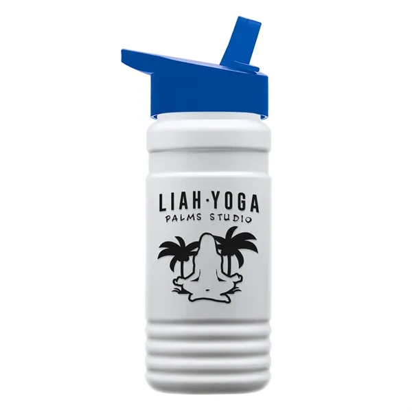 Big Grip 20 oz. Transparent Bottle -Flip Straw Lid... from ASI 40480 Koozie Group