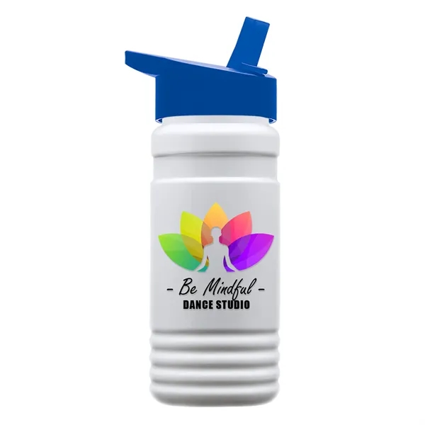 Big Grip 20 oz. Transparent Bottle -Flip Straw Lid... from ASI 40480 Koozie Group