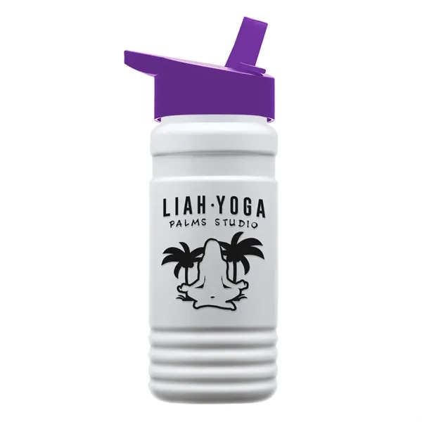 Big Grip 20 oz. Transparent Bottle -Flip Straw Lid... from ASI 40480 Koozie Group