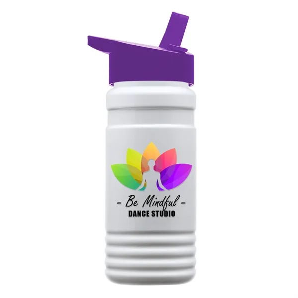 Big Grip 20 oz. Transparent Bottle -Flip Straw Lid... from ASI 40480 Koozie Group