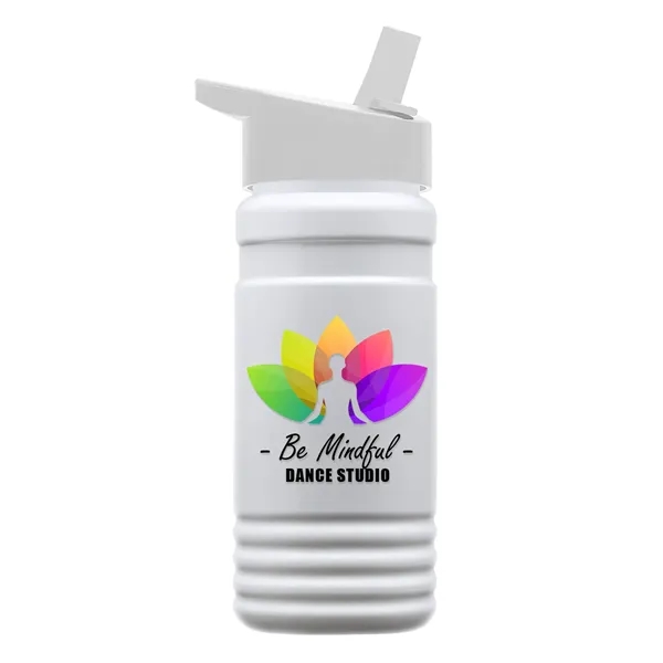 Big Grip 20 oz. Transparent Bottle -Flip Straw Lid... from ASI 40480 Koozie Group