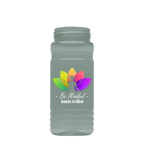 Big Grip 20 oz. Transparent Bottle -Flip Straw Lid... from ASI 40480 Koozie Group