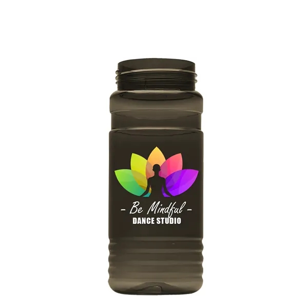 Big Grip 20 oz. Transparent Bottle -Flip Straw Lid... from ASI 40480 Koozie Group