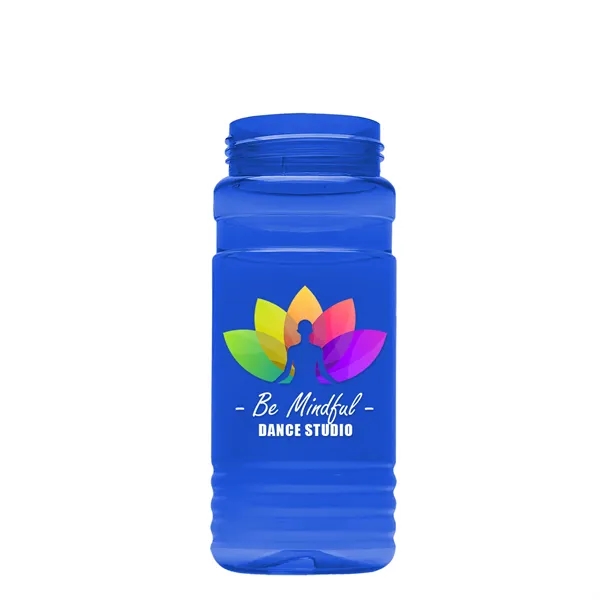 Big Grip 20 oz. Transparent Bottle -Flip Straw Lid... from ASI 40480 Koozie Group