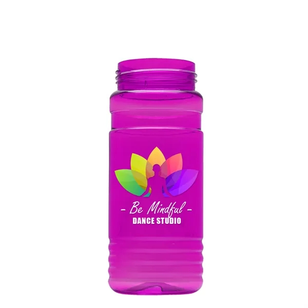 Big Grip 20 oz. Transparent Bottle -Flip Straw Lid... from ASI 40480 Koozie Group