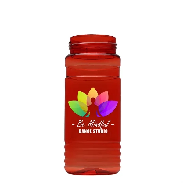 Big Grip 20 oz. Transparent Bottle -Flip Straw Lid... from ASI 40480 Koozie Group