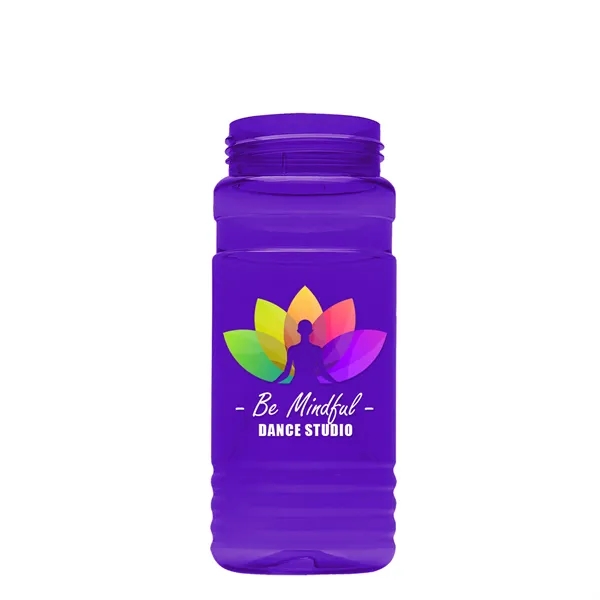 Big Grip 20 oz. Transparent Bottle -Flip Straw Lid... from ASI 40480 Koozie Group