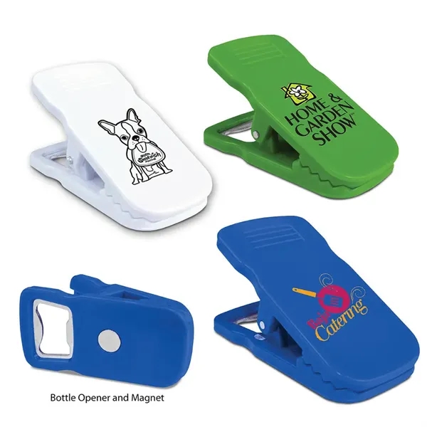 Magnetic Bottle Opener/Bag Clip... from ASI 30270 Aakron Line