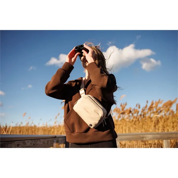 Crossbody belt bag with adjustable webbing belt and magnetic buckle.... from ASI 56070 Gemline / Gemline®