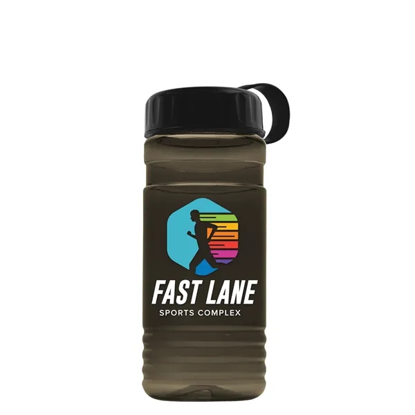 Big Grip 20 oz. Transparent Bottle - Tethered Lid... from ASI 40480 Koozie Group