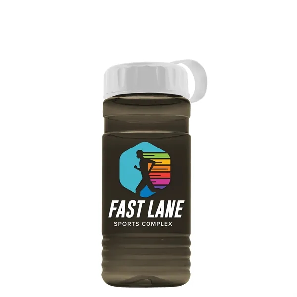 Big Grip 20 oz. Transparent Bottle - Tethered Lid... from ASI 40480 Koozie Group