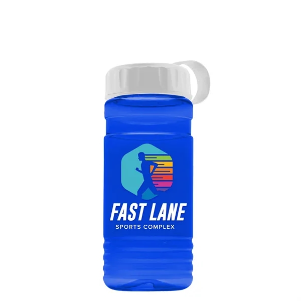 Big Grip 20 oz. Transparent Bottle - Tethered Lid... from ASI 40480 Koozie Group