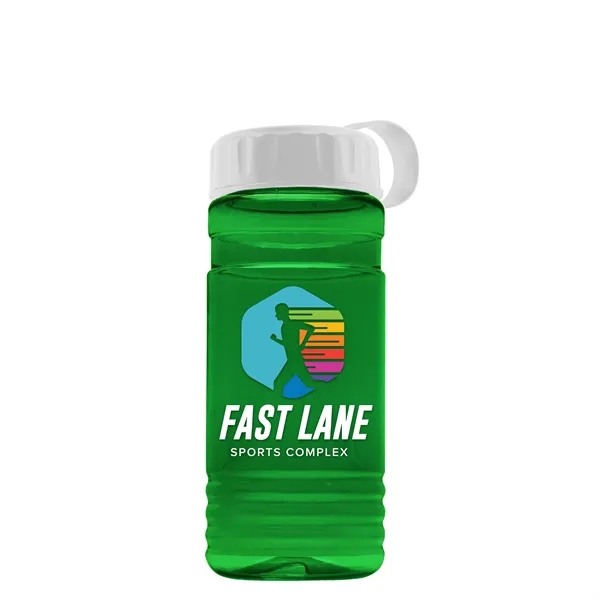 Big Grip 20 oz. Transparent Bottle - Tethered Lid... from ASI 40480 Koozie Group