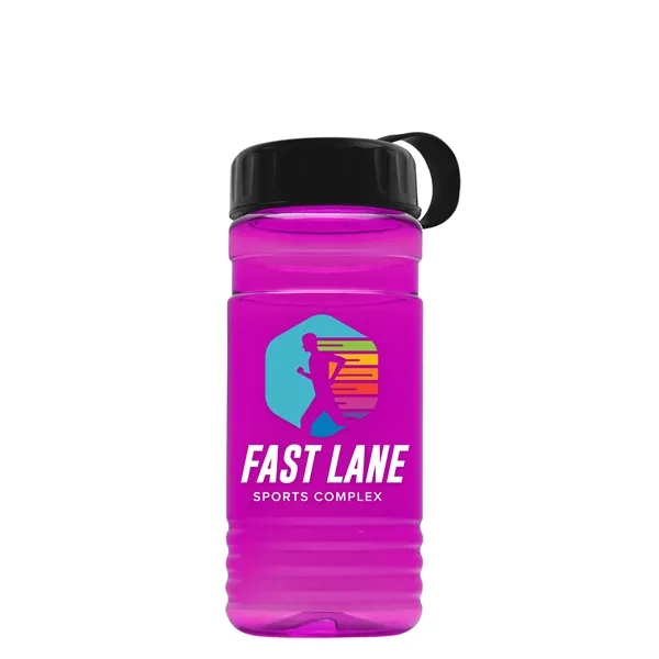 Big Grip 20 oz. Transparent Bottle - Tethered Lid... from ASI 40480 Koozie Group