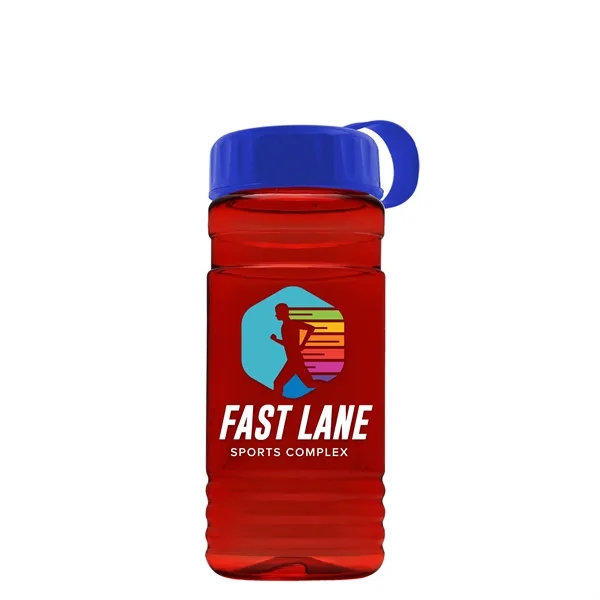 Big Grip 20 oz. Transparent Bottle - Tethered Lid... from ASI 40480 Koozie Group