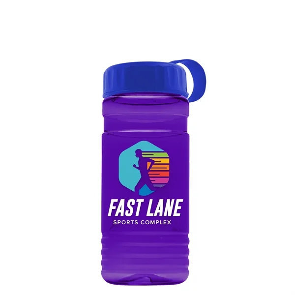 Big Grip 20 oz. Transparent Bottle - Tethered Lid... from ASI 40480 Koozie Group