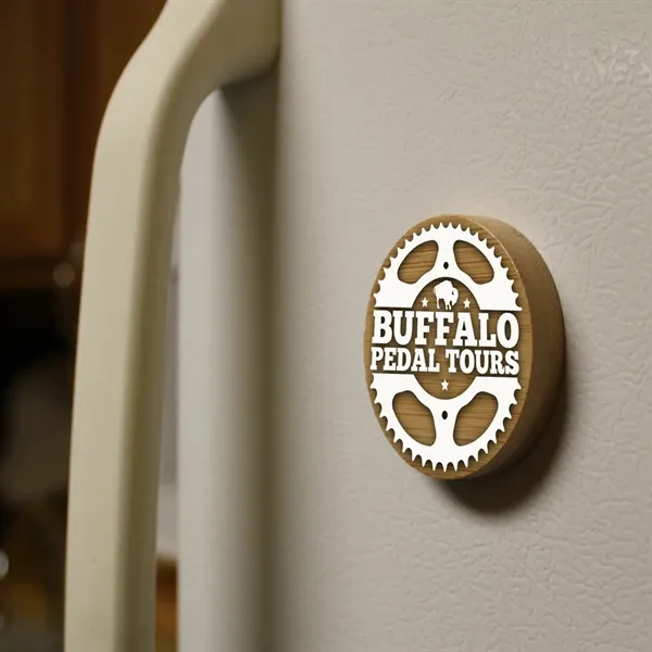 Bamboo Magnetic Bottle Opener... from ASI 30270 Aakron Line