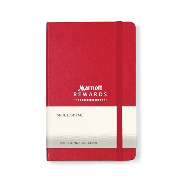Moleskine® medium notebook with hard cover and ruled pages.... from ASI 56070 Gemline / Gemline®