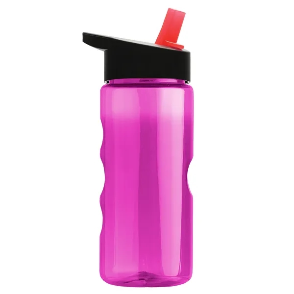 22 oz. Bottle, New Flip Straw Lid... from ASI 40480 Koozie Group