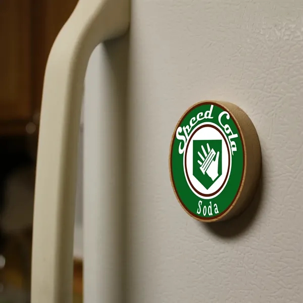 Bamboo Magnetic Bottle Opener, Full Color Digital... from ASI 30270 Aakron Line