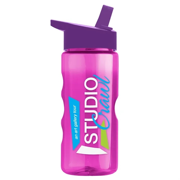 22 oz. Bottle, New Flip Straw Lid... from ASI 40480 Koozie Group