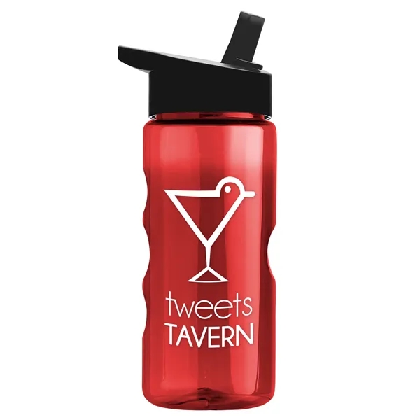 22 oz. Bottle, New Flip Straw Lid... from ASI 40480 Koozie Group